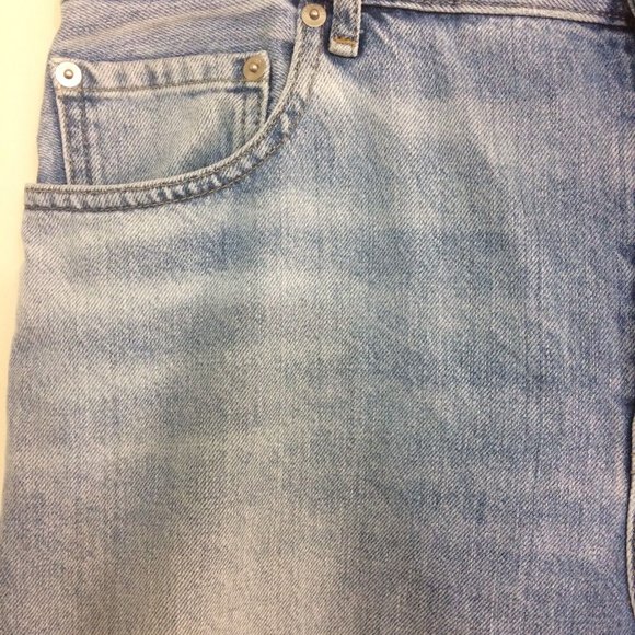 Everlane Womens The Cheeky Jeans Button Fly High Rise Light Wash Straight Sz 31 - Picture 9 of 10